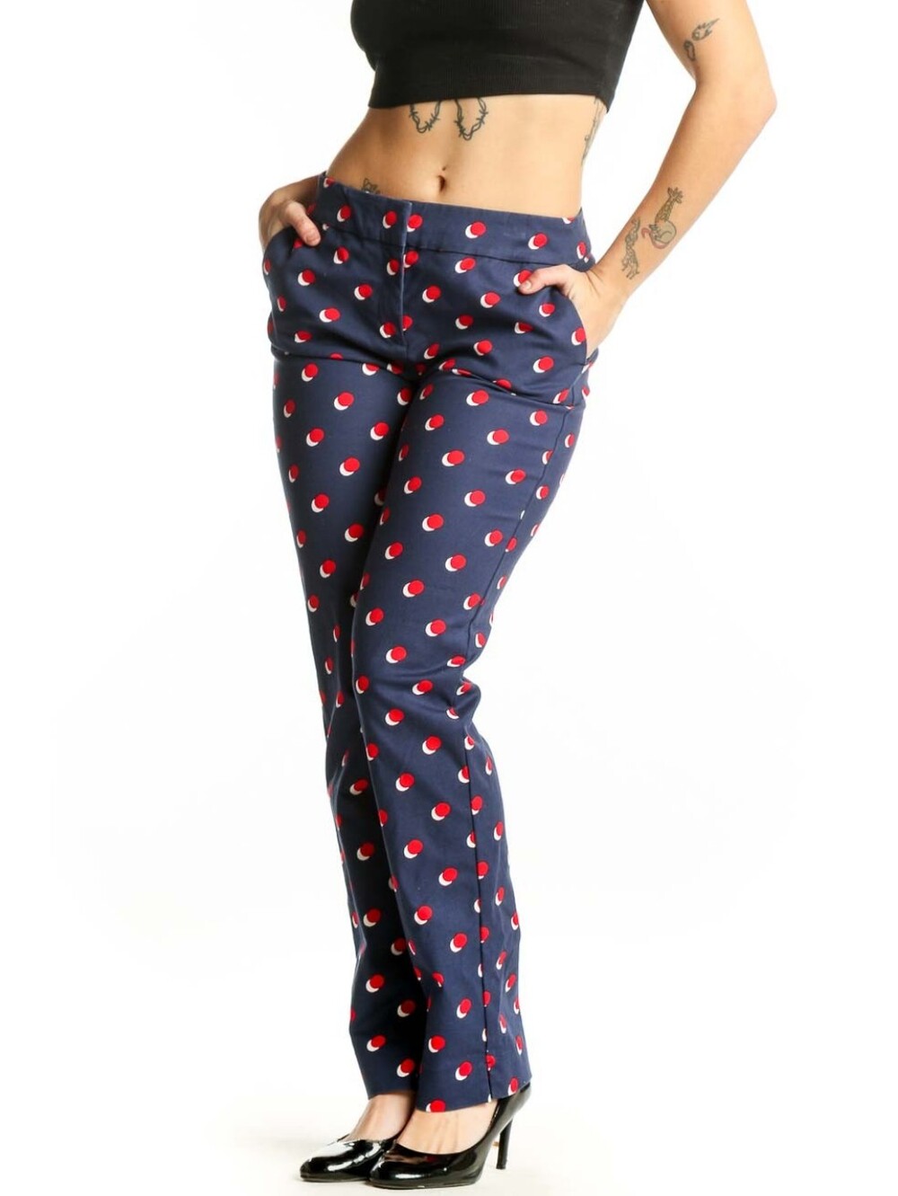 🔥🔥CLEARANCE ITEM🔥🔥Boden Straight-Leg Floral Print Pants in Blue. Size 6